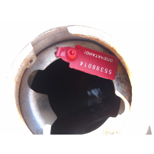 Бак топливный Mercedes 64х56х183 600л (дополнительный) (014) с деф. -4