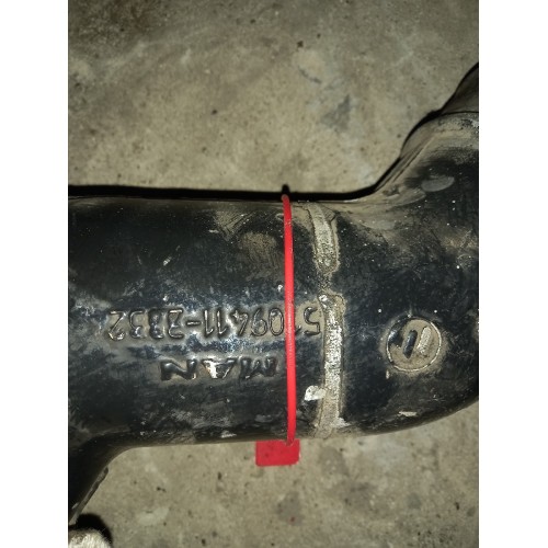 Патрубок интеркулера MAN TGA 2866/2876 (187)-2