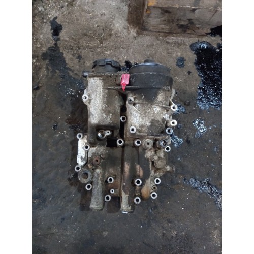 Корпус масляного фильтра MAN TGA TGS TGX D2066 (в сборе с датчиком и радиатором) (193)