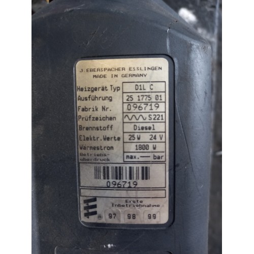 Автономный отопитель Scania Eberspacher D1LC 1800w (530)-2