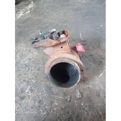 Заслонка горного тормоза Scania R380LA 2008г 037255 в сборе (214) -1