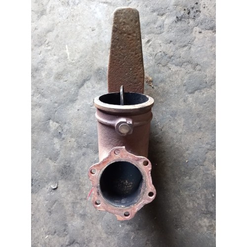 Заслонка горного тормоза MAN TGA D2066 413388 в сборе с цилиндром (895)-1