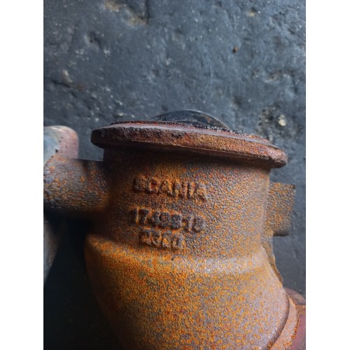 Заслонка горного тормоза Scania G400 269358 XPI (в сборе с цилиндром) (550)-4