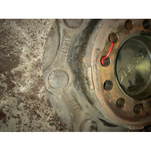 Фланец ступицы ленивого моста MAN (047)-2