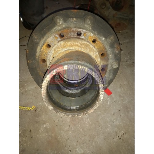 Ступица передняя Iveco stralis (диск/разбор.подшип.) (498)-3