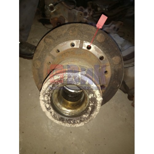 Ступица передняя Iveco stralis (диск/разбор.подшип.) (489)-2