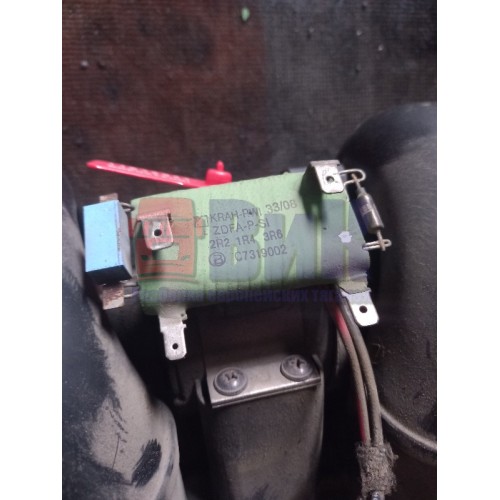 Моторчик отопителя (печки) DAF с реостатом (947)-3