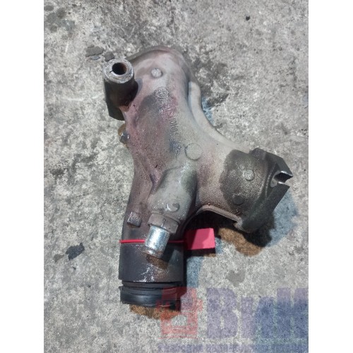 Патрубок охлаждения Volvo FH 480 673908 D13A (к помпе) алюм. (003)-4