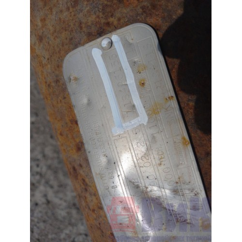 Ось полуприцепа SAF SNK 4218-11S (голая) блок подш. (973)-2