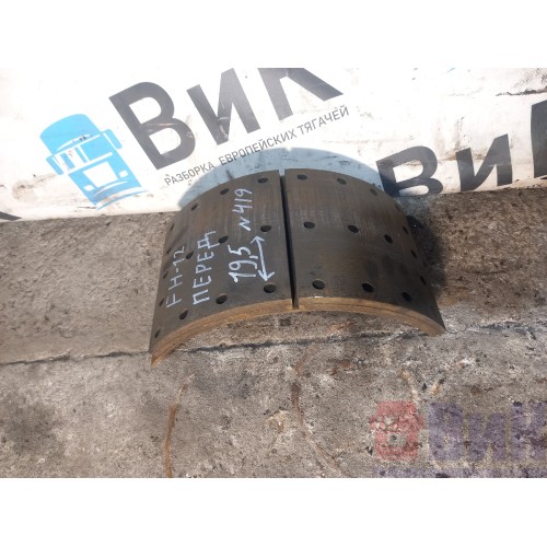 Колодка тормозная Volvo FH 12 285650 задняя 19,5см (186)