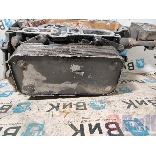 Корпус масляного фильтра Renault Midlum DXI-7 в сборе с датч.,подогревом и теплообмен. (366) -2