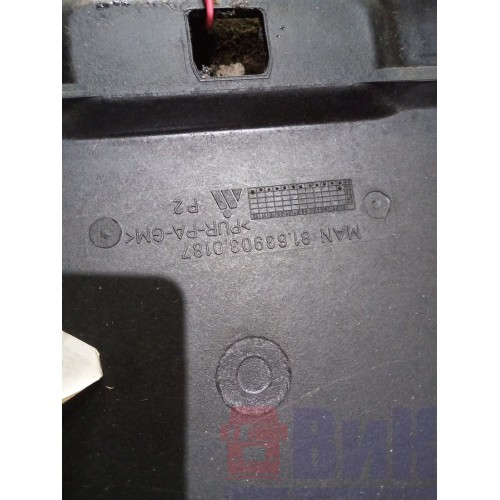 Крышка торпедо MAN TGA ш.к. в.к. LH (433)-2