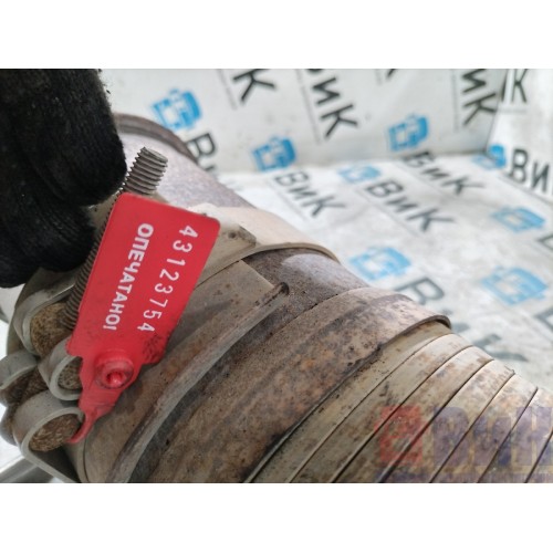 Гофра глушителя Scania R400 915216 с кронштейном и форсункой (754)-2