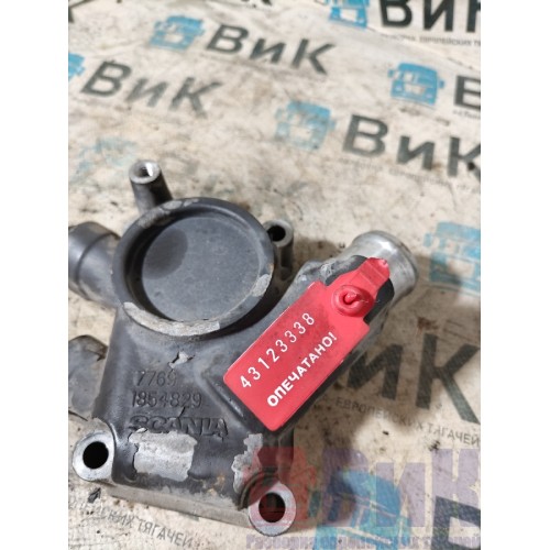 Фланец двигателя системы охлаждения Scania R400 915216 DC13 PDE (338)-1