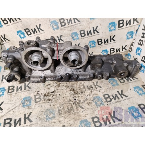 Корпус теплообменника (кронштейн масляных фильтров) Iveco Eurostar 251363 Cursor 10 Е-3 (829)-3