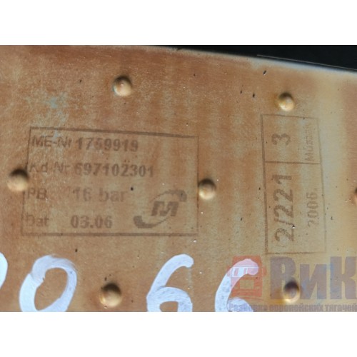 Радиатор теплообменника MAN D2066 (199)-1