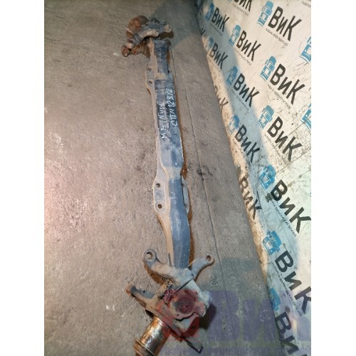 Балка переднего моста Mercedes Actros MP4 766412 в сб. с цапфами и 1 ступицей (313)-2