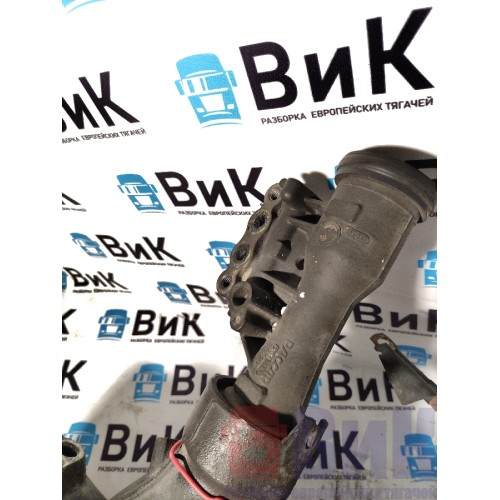 Патрубок интеркулера DAF 106 066636 (с подогревом) в сборе с патрубком ЕГР (879)-6