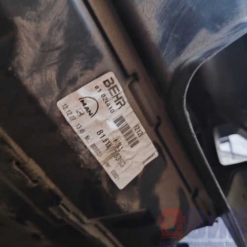 Салонный отопитель (печка) MAN TGA BEHR (347) -7