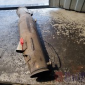 Труба глушителя MAN D2066 902068 в сборе с датчиком (753)