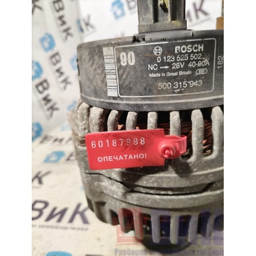 Генератор IVECO EuroStar Cursor 10 E3 160577 (деф. крышки, подшипник гудит) (998)-5