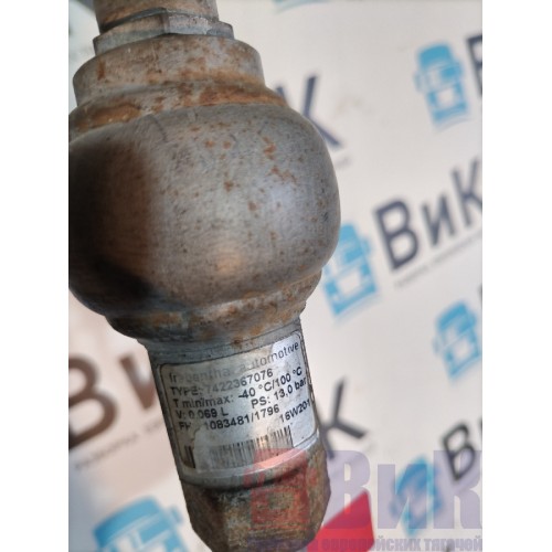 Трубка воздушная Renault T 018688 с ресивером (0,069л) (445)-1