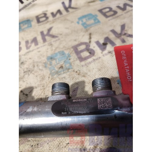 Рампа топливная MAN TGX 061924 D2676 LF в сборе с датчиком (837)-2