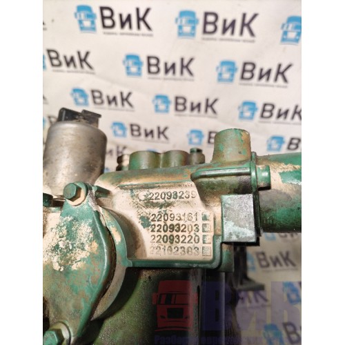 Корпус масляных фильтров Volvo FH 4 727184 D13K с клапанами (435)-4