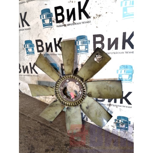 Вентилятор (крыльчатка) Volvo FH12 214752 D12D 8 лопастей (439)-3