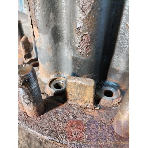 Ступица задняя Mercedes Actros MP4 717724 OM471 LA (диск.торм./разб.подш.) (665)-4