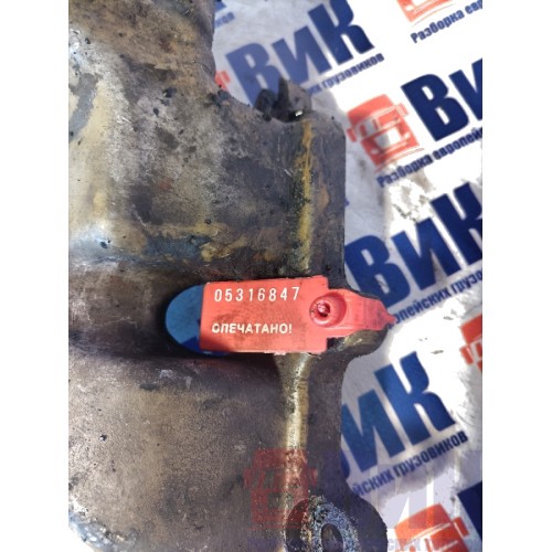 Патрубок корпуса термостата MAN TGA  D2066 LF 01 458073 (алюм.) верхний (847)-1