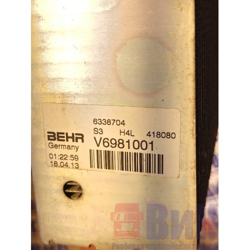 Испаритель кондиционера DAF 105 991137 (617)-2