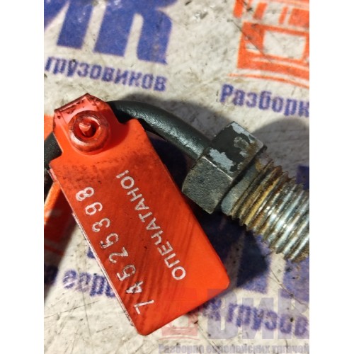 Трубка топливная (морковка) DAF 105 MX340 №А061486 под ключ М19 резьба 16 (398)-2