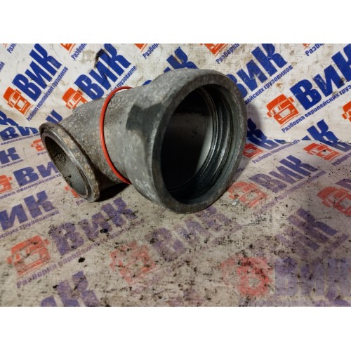 Патрубок турбины угловой MAN D2066 LF40 №50529510812954 (алюм.) (139)-4