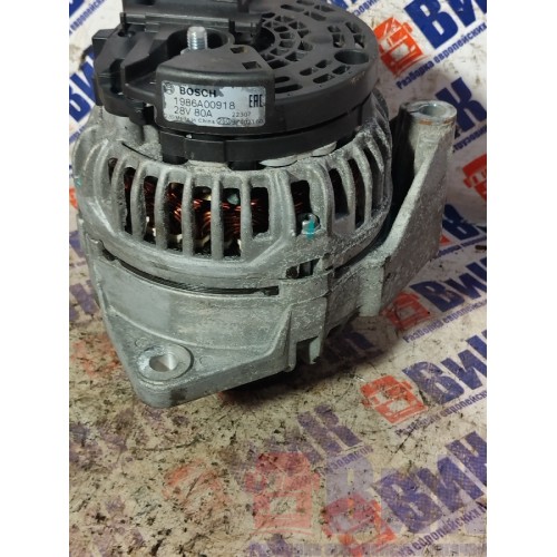 Генератор MAN D2066 LF57 №50526360892641 28V 80A BOSCH (039)-4