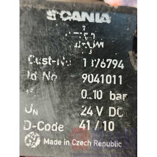 Клапан электромагнитный (соленоид) Scania P340 DC12 058929 (866)-2