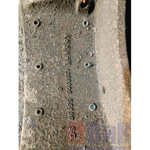 Колодка тормозная Scania P340 DC12 058929 задняя 25,5см (бараб.торм.) (845)-1