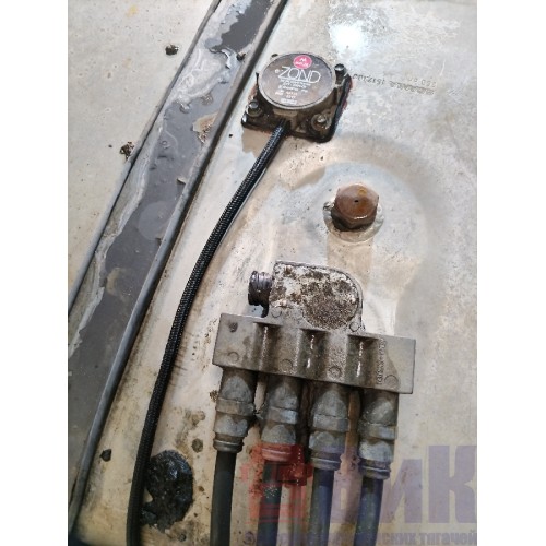 Бак топливный 600л Scania P340 058944 DC12 150х72х70 без крышки горловины (вареный) (749)-10