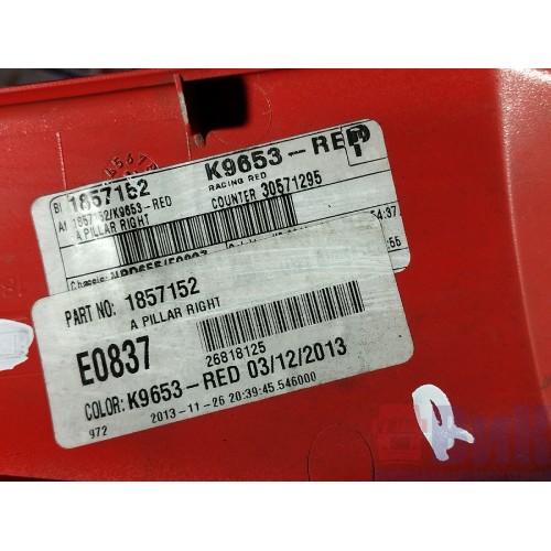 Накладка стойки лобового стекла DAF 105 015999 RH деф. (626)-2