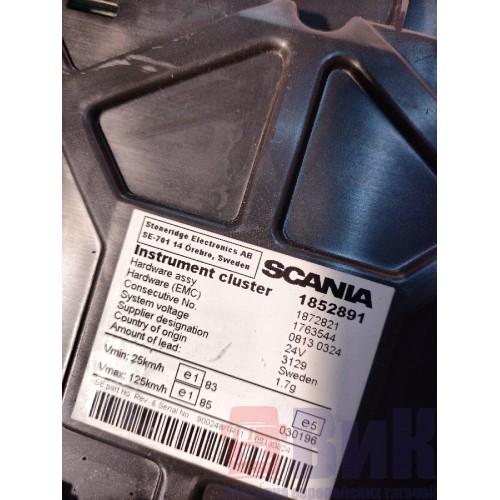 Панель приборов Scania Cr19 037773 (404)-7