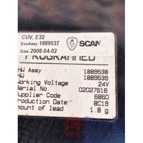 Блок управления светом Scania Cr19 037773 (567)-2