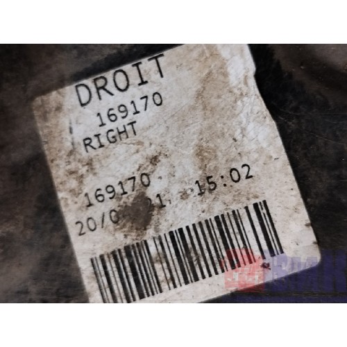 Фонарь задний MAN TGA 439195 RH с деф. (717)-2