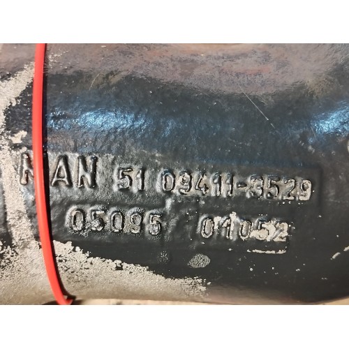 Патрубок интеркулера MAN TGA 439195 D2866 (728)-4