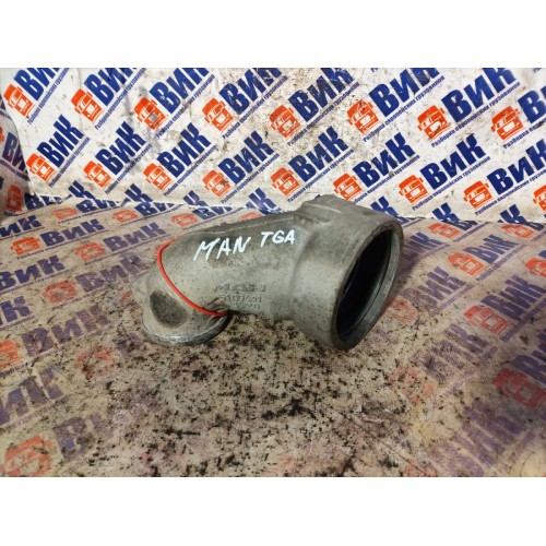 Патрубок интеркулера MAN TGA 439195 D2866 (алюм.) (723)