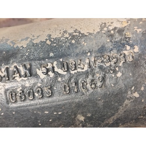 Патрубок интеркулера MAN TGA 439195 D2866 (739)-5