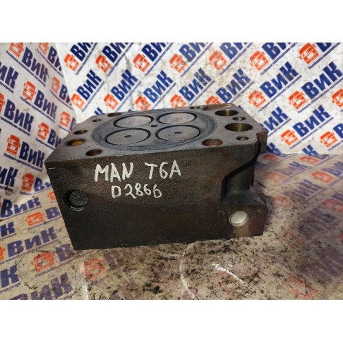 Головка блока цилиндров (ГБЦ) MAN TGA 439195 D2866 (751)-4