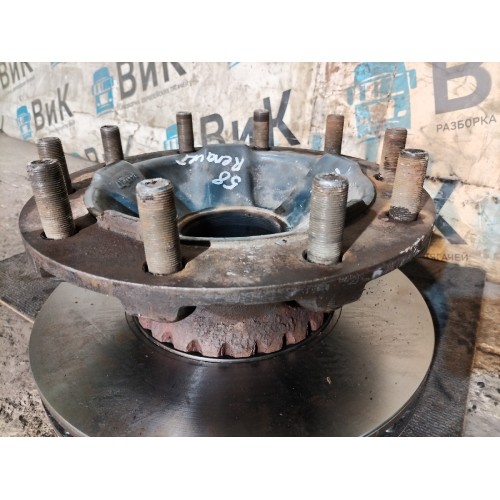 Ступица передняя Renault/Volvo в сборе диск.торм./блок.подш. d=58 (643)-2