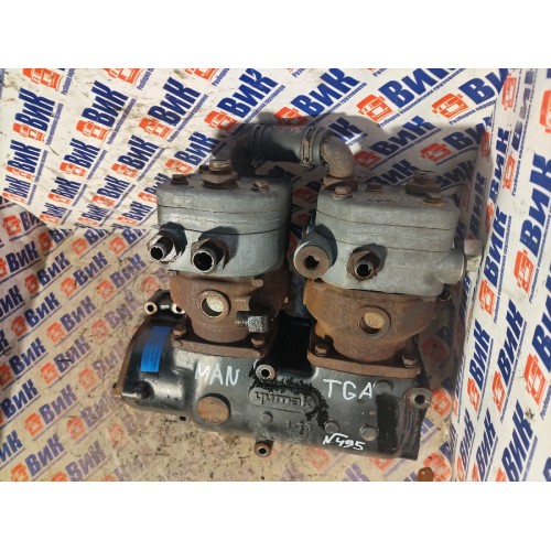 Компрессор воздушный 2-х цилиндровый MAN TGA 439195 D2866 YUMAK (754)-6