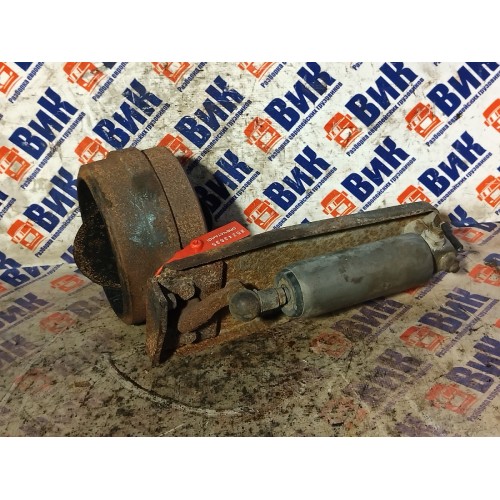 Заслонка горного тормоза MAN TGA 439195 D2866 в сборе с цилиндром (635)-4