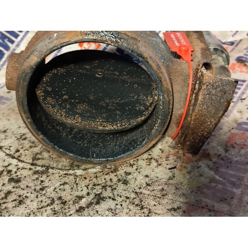 Заслонка горного тормоза MAN TGA 439195 D2866 в сборе с цилиндром (635)-3